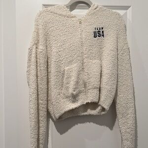 Cozy Cream Skims Zip-Up Hoodie